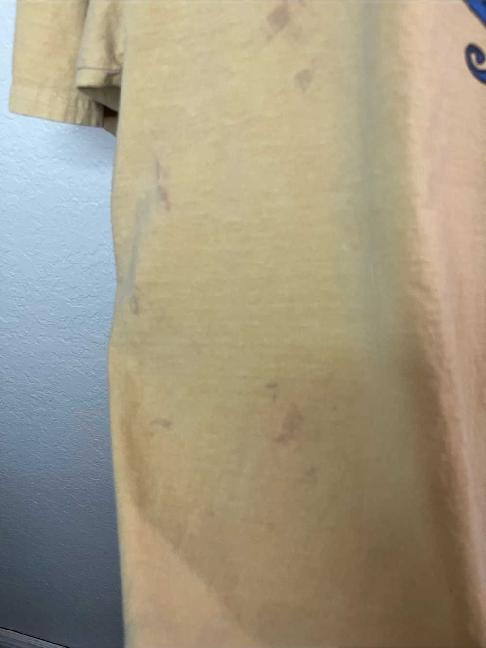 Vintage Stussy Juggler Yellow Pigment Dyed Graphic Tee Size Large - Picture 5 of 9